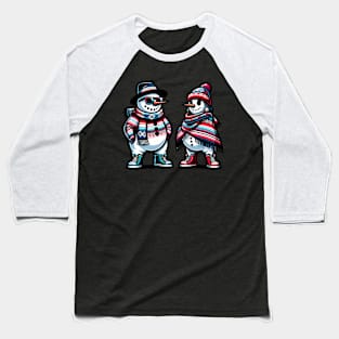 Snowcouple Baseball T-Shirt